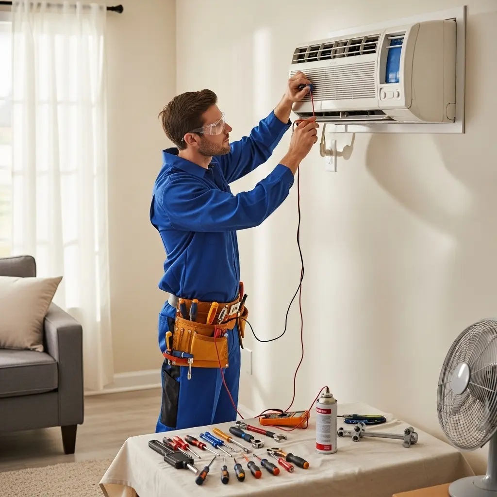 Kızılcahamam Termodinamik Termodinamik klima gaz dolumu ve bakım – Enerji verimliliği artırıldı. - Teknik servis örneği